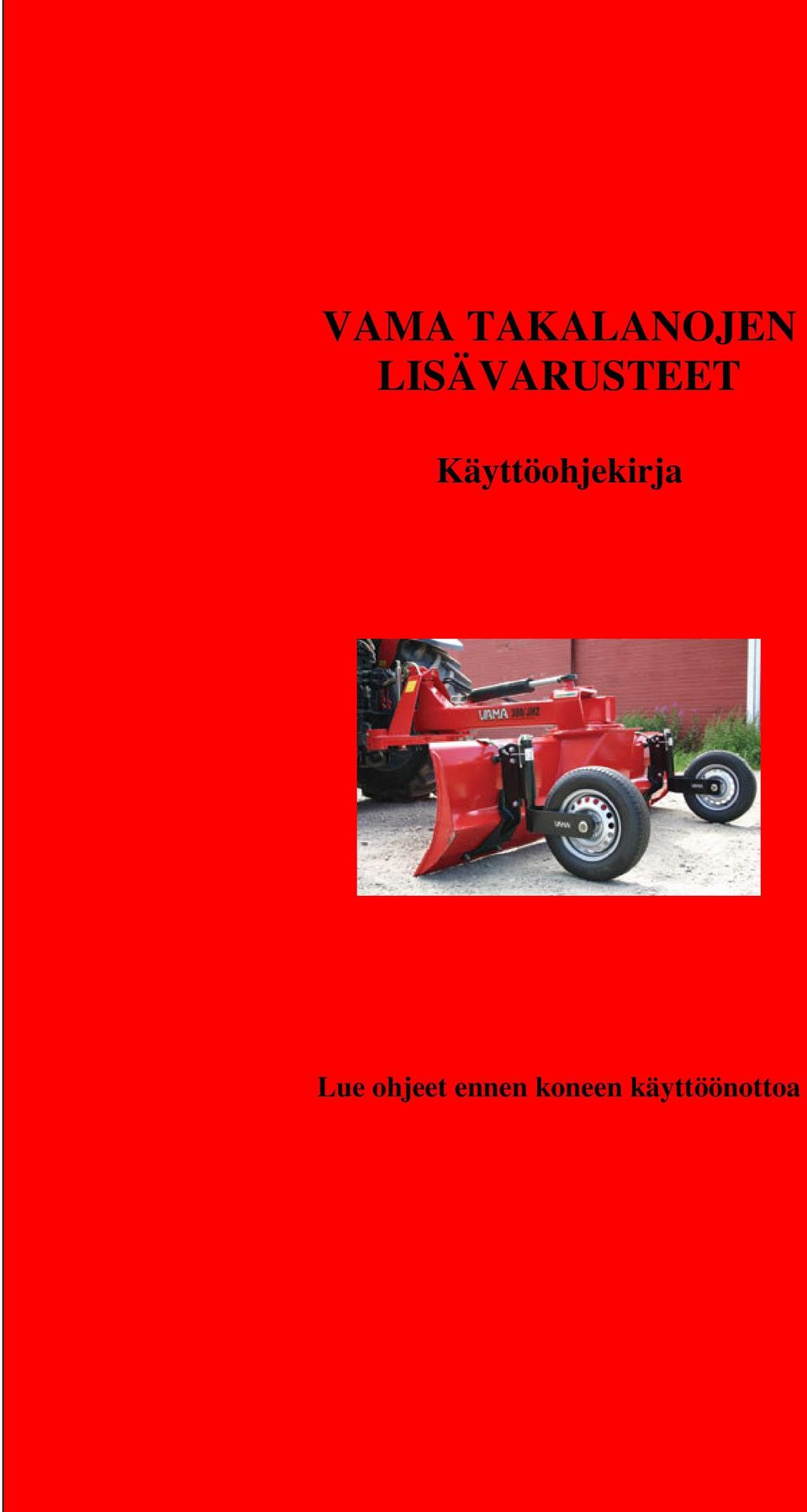 Käyttöohjekirja Lue