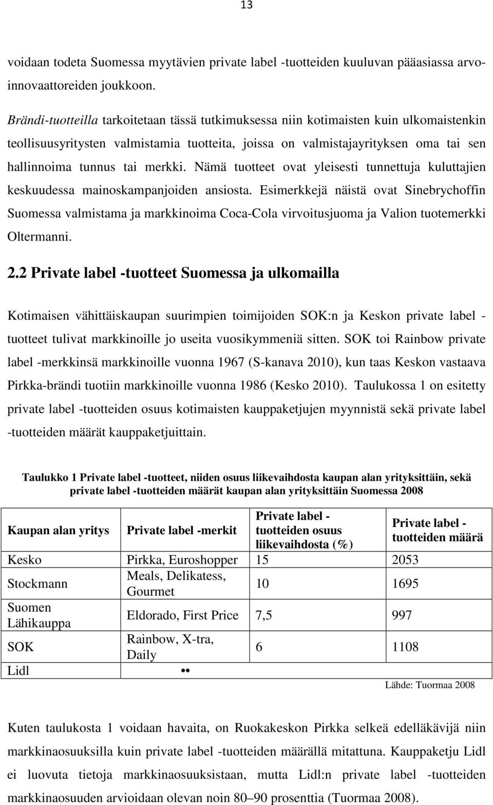 merkki. Nämä tuotteet ovat yleisesti tunnettuja kuluttajien keskuudessa mainoskampanjoiden ansiosta.