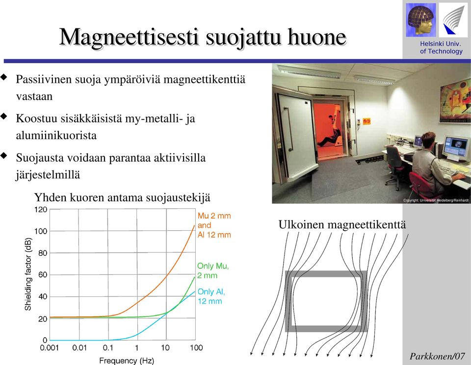 alumiinikuorista Suojausta voidaan parantaa aktiivisilla