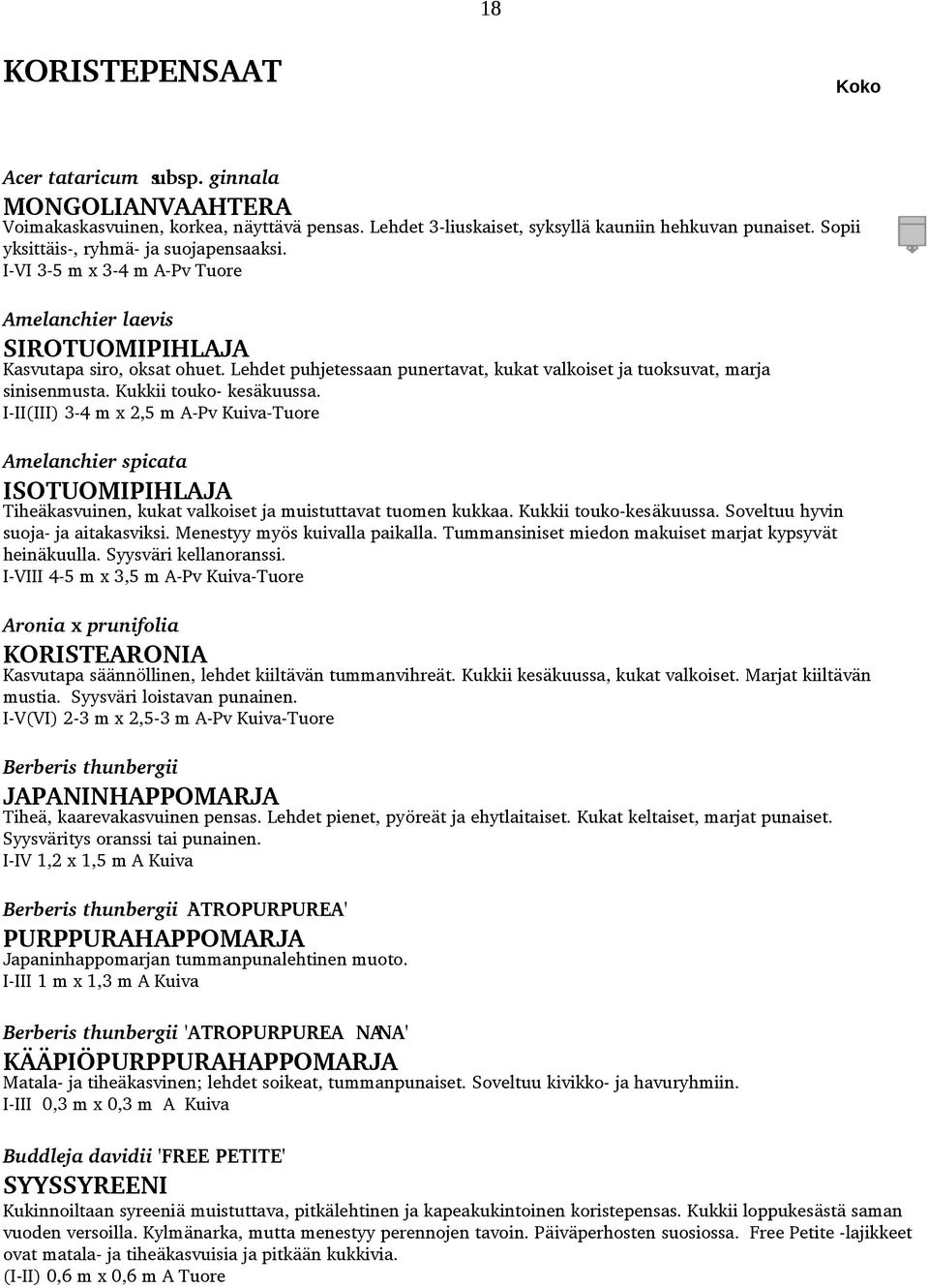 Lehdet puhjetessaan punertavat, kukat valkoiset ja tuoksuvat, marja sinisenmusta. Kukkii touko kesäkuussa.