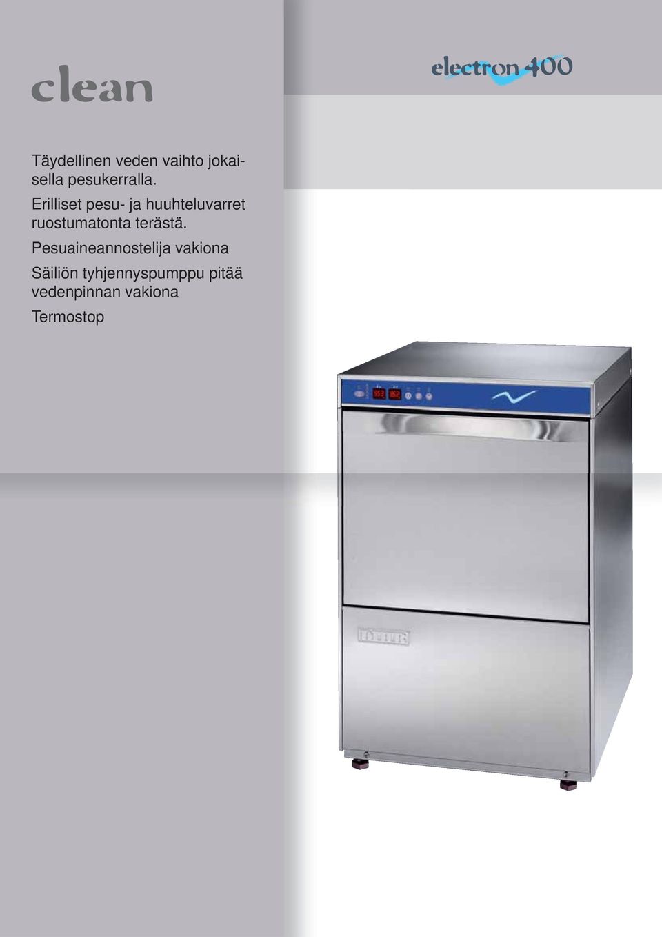 terästä.