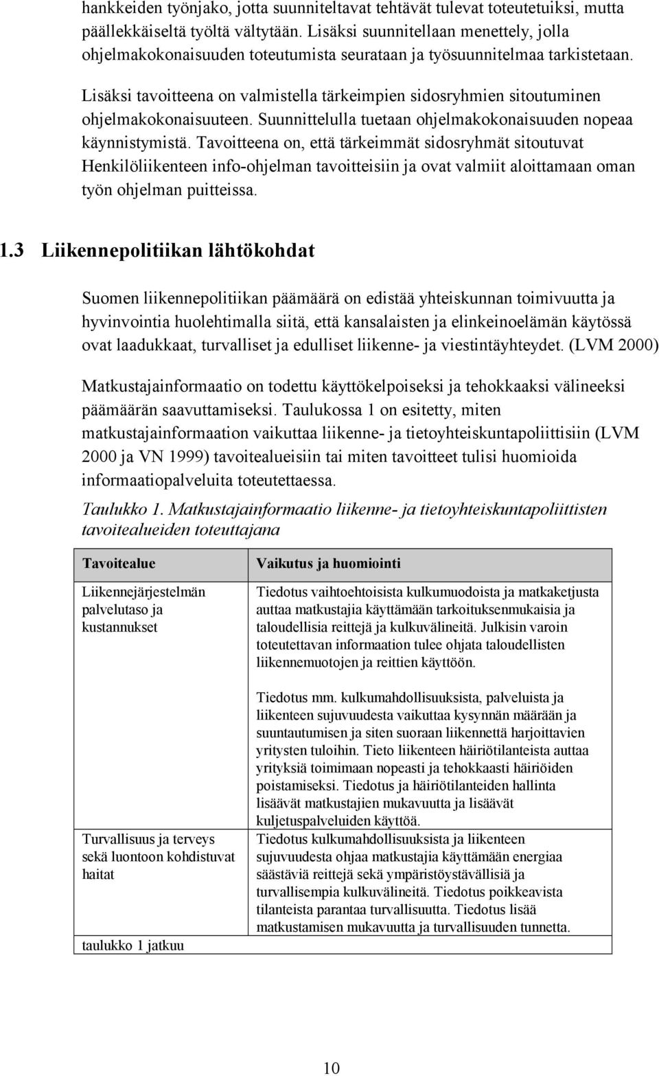 Lisäksi tavoitteena on valmistella tärkeimpien sidosryhmien sitoutuminen ohjelmakokonaisuuteen. Suunnittelulla tuetaan ohjelmakokonaisuuden nopeaa käynnistymistä.