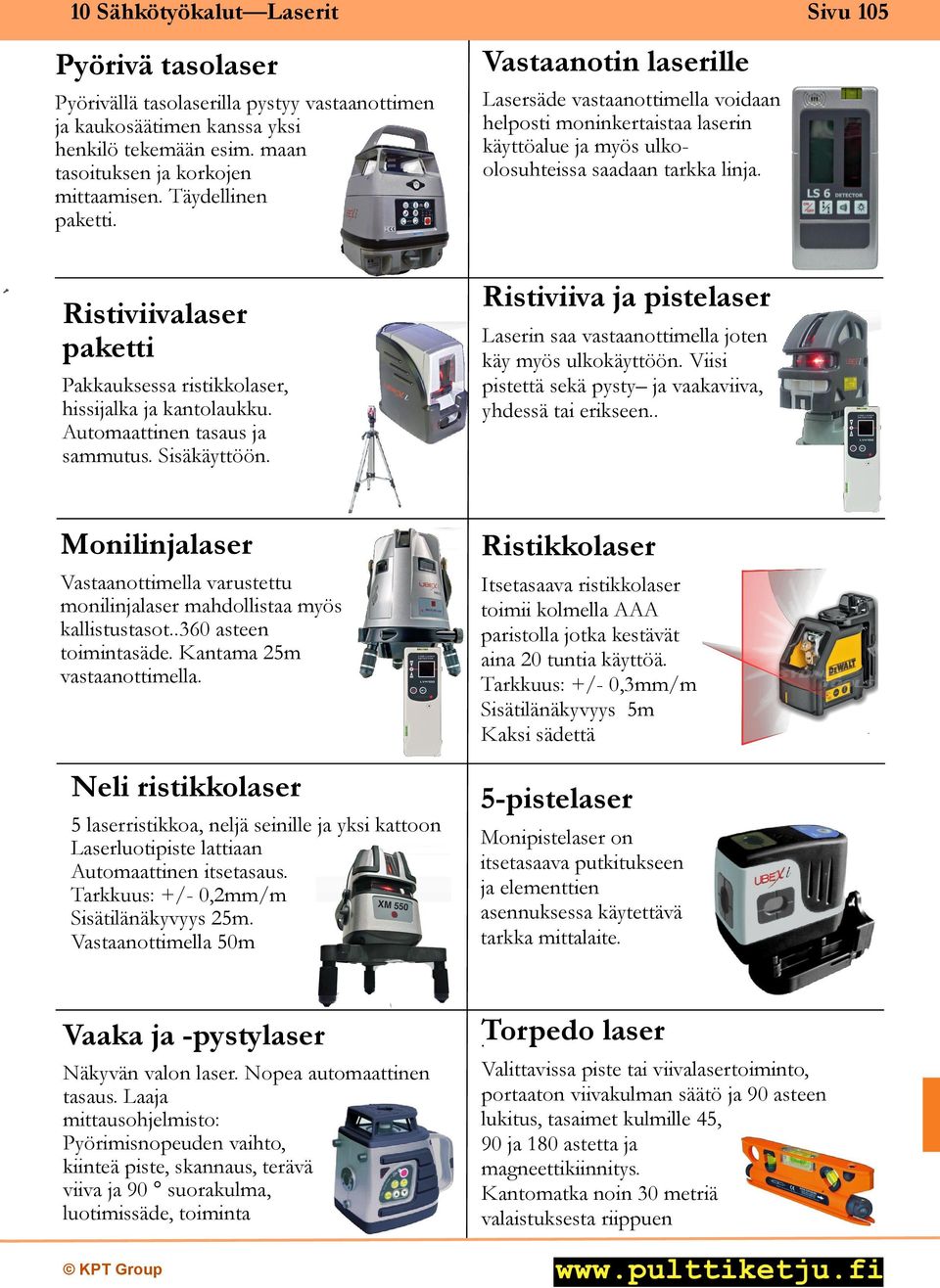 Ristiviivalaser paketti Pakkauksessa ristikkolaser, hissijalka ja kantolaukku. Automaattinen tasaus ja sammutus. Sisäkäyttöön.