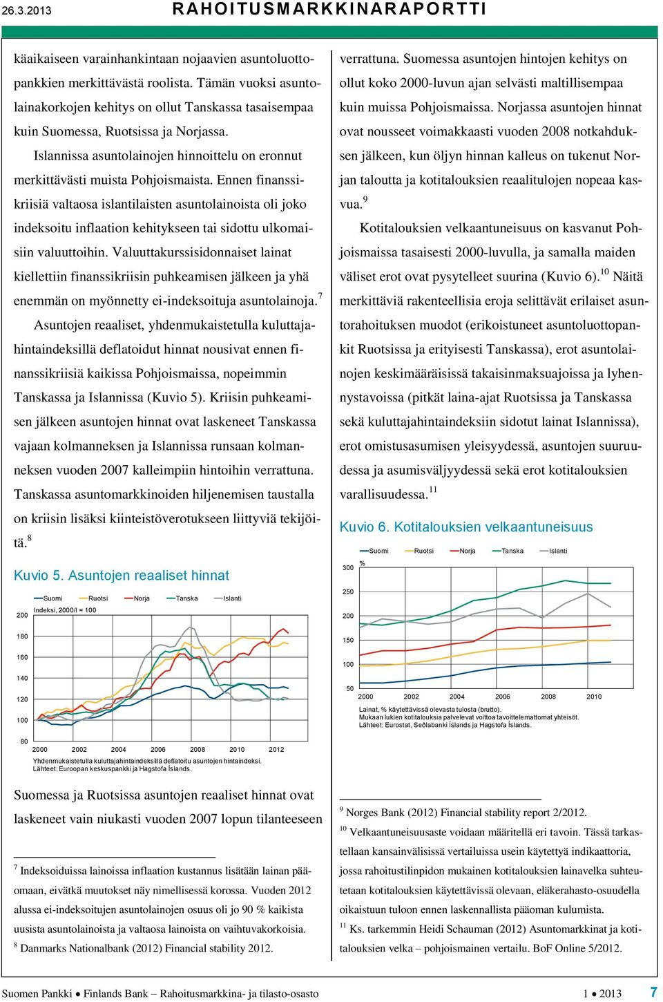 Ennen finanssikriisiä valtaosa islantilaisten asuntolainoista oli joko indeksoitu inflaation kehitykseen tai sidottu ulkomaisiin valuuttoihin.