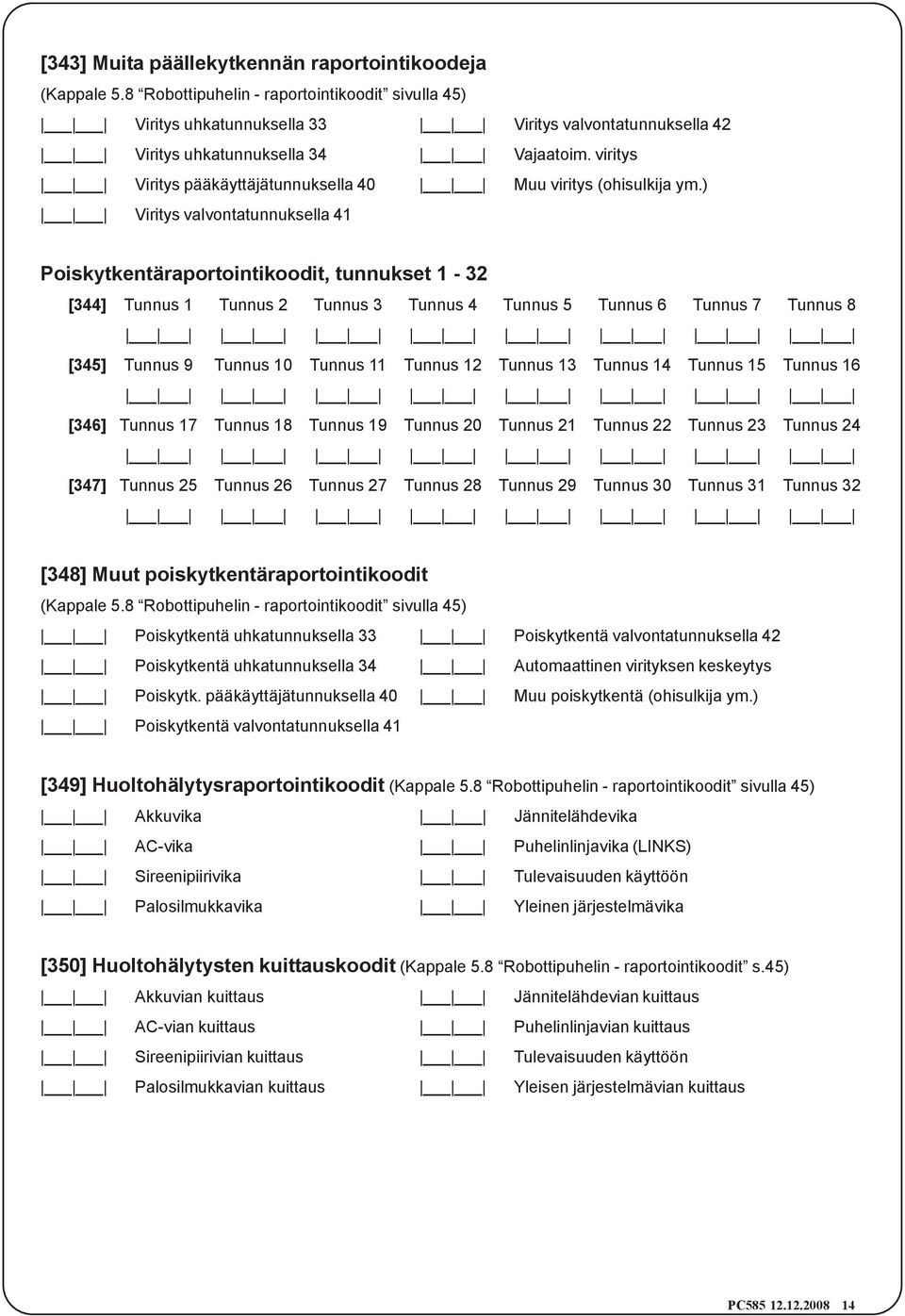 viritys Viritys pääkäyttäjätunnuksella 40 Muu viritys (ohisulkija ym.