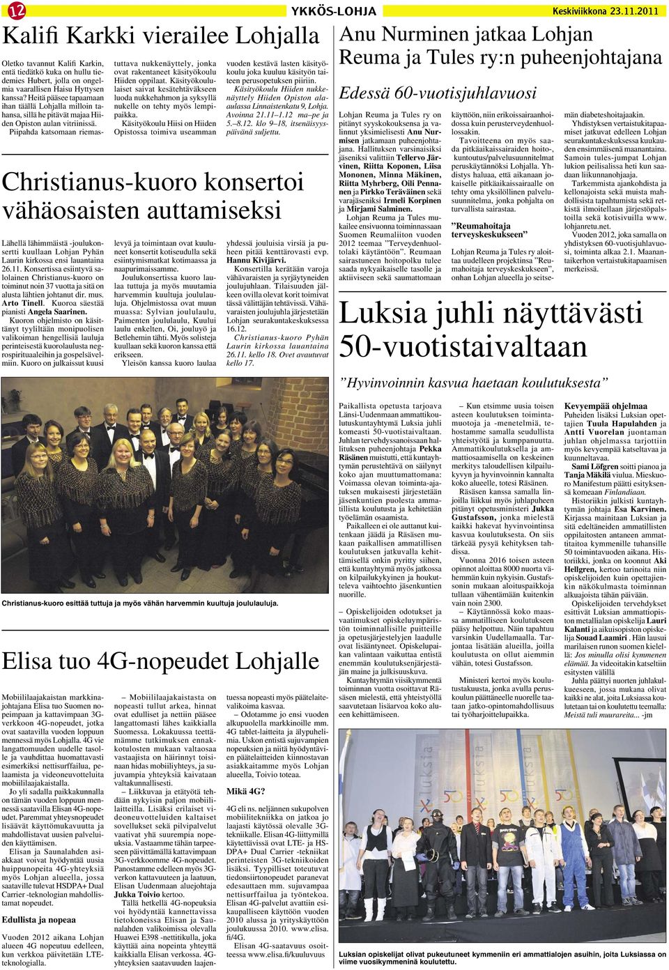 Kuoron ohjelmisto on käsittänyt tyyliltään monipuolisen valikoiman hengellisiä lauluja perinteisestä kuorolaulusta negrospirituaaleihin ja gospelsävelmiin.