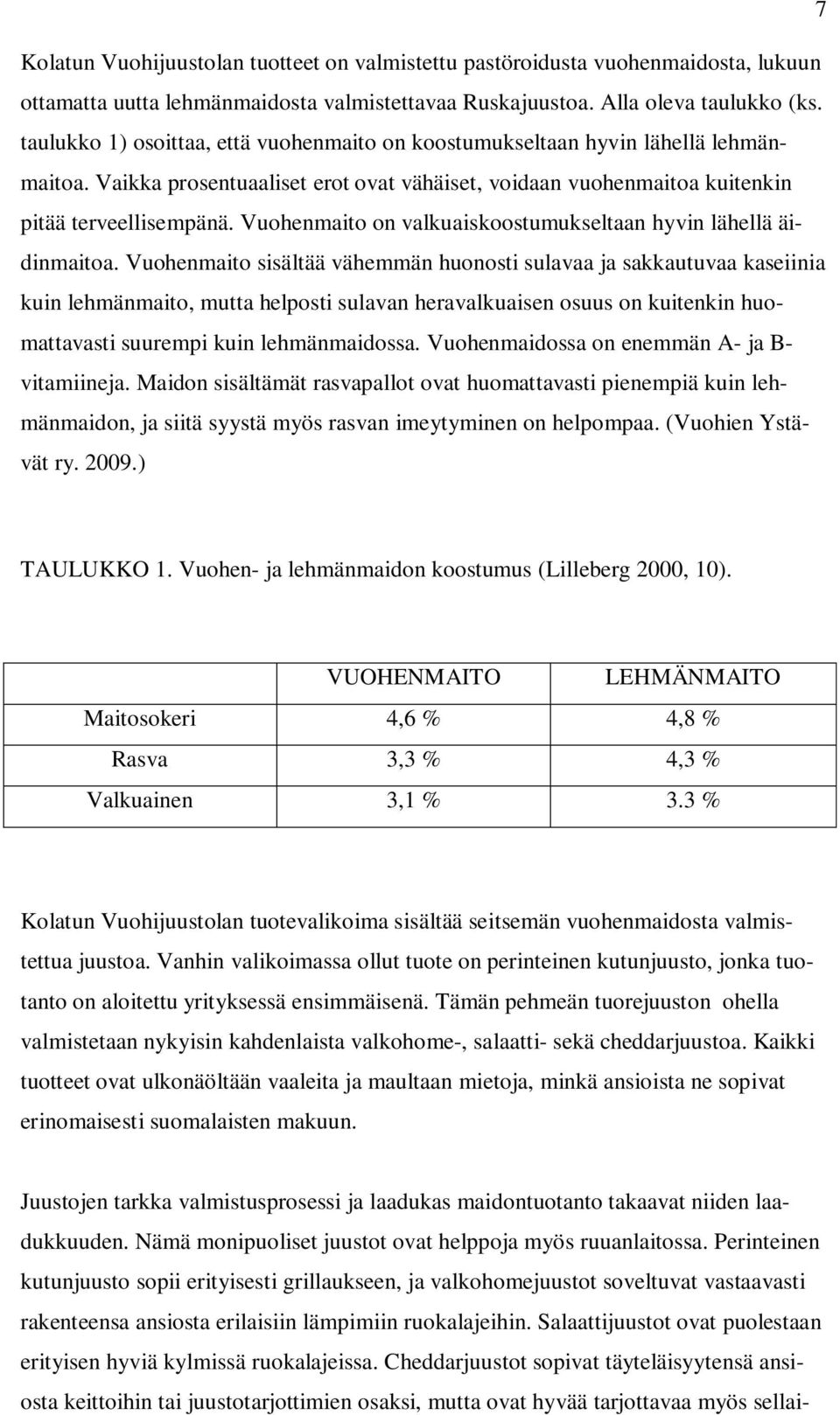 Vuohenmaito on valkuaiskoostumukseltaan hyvin lähellä äidinmaitoa.