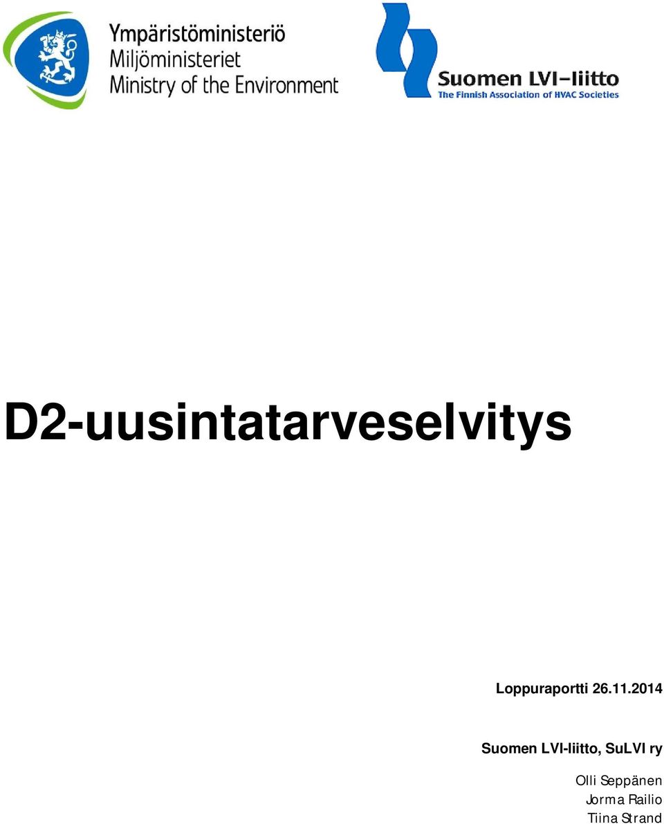 2014 Suomen LVI-liitto,