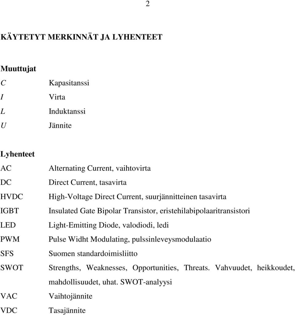Transistor, eristehilabipolaaritransistori Light-Emitting Diode, valodiodi, ledi Pulse Widht Modulating, pulssinleveysmodulaatio Suomen