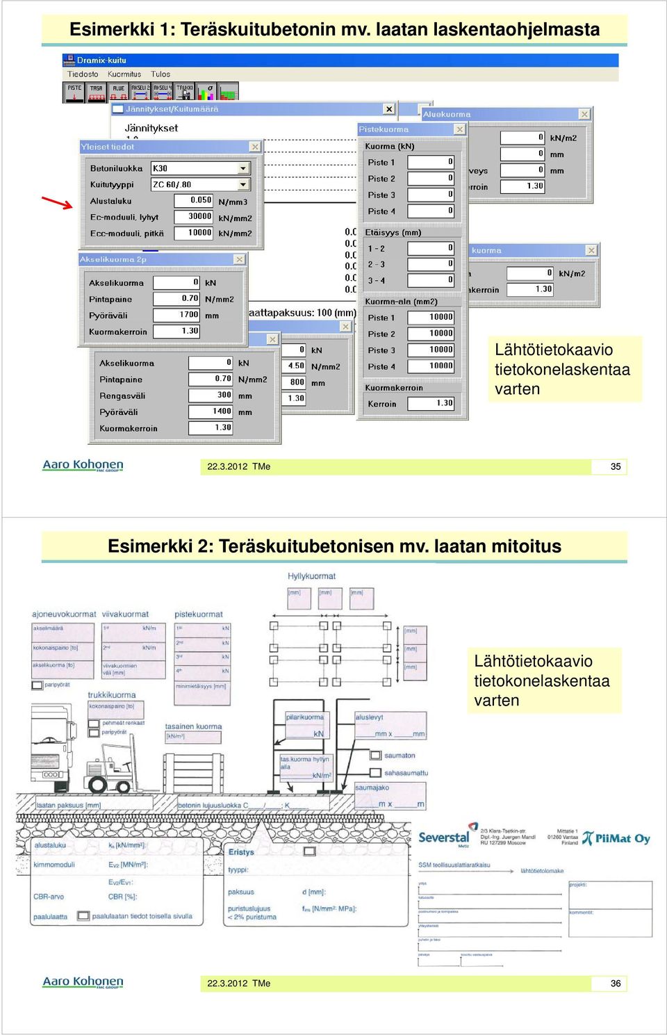 tietokonelaskentaa varten 35 Esimerkki 2: