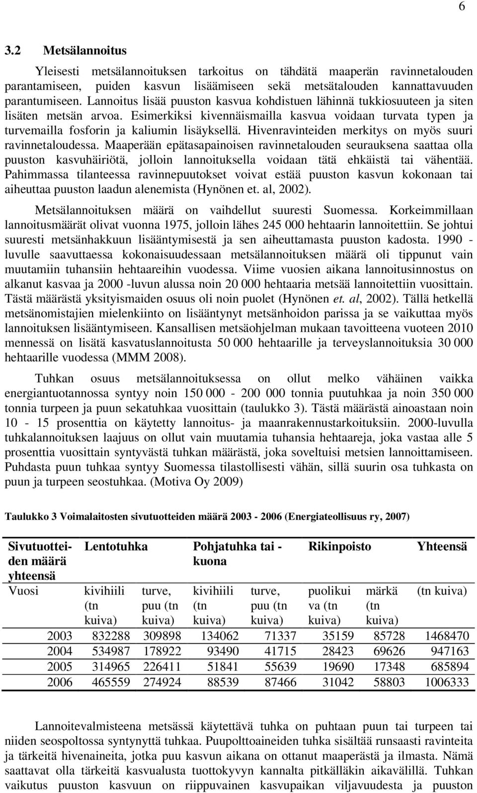 Hivenravinteiden merkitys on myös suuri ravinnetaloudessa.