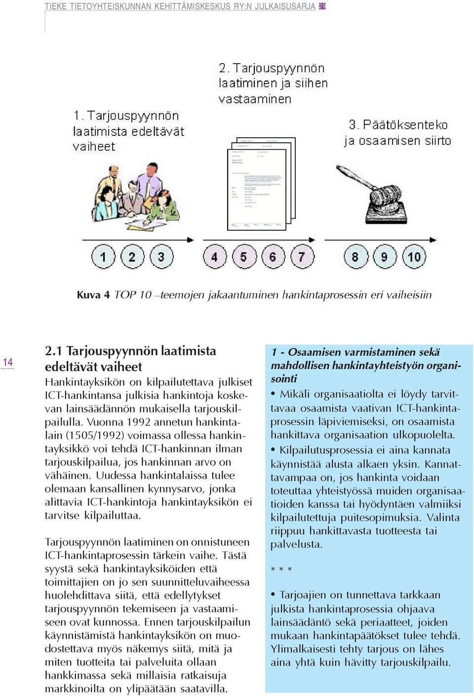 Vuonna 1992 annetun hankintalain (1505/1992) voimassa ollessa hankintayksikkö voi tehdä ICT-hankinnan ilman tarjouskilpailua, jos hankinnan arvo on vähäinen.