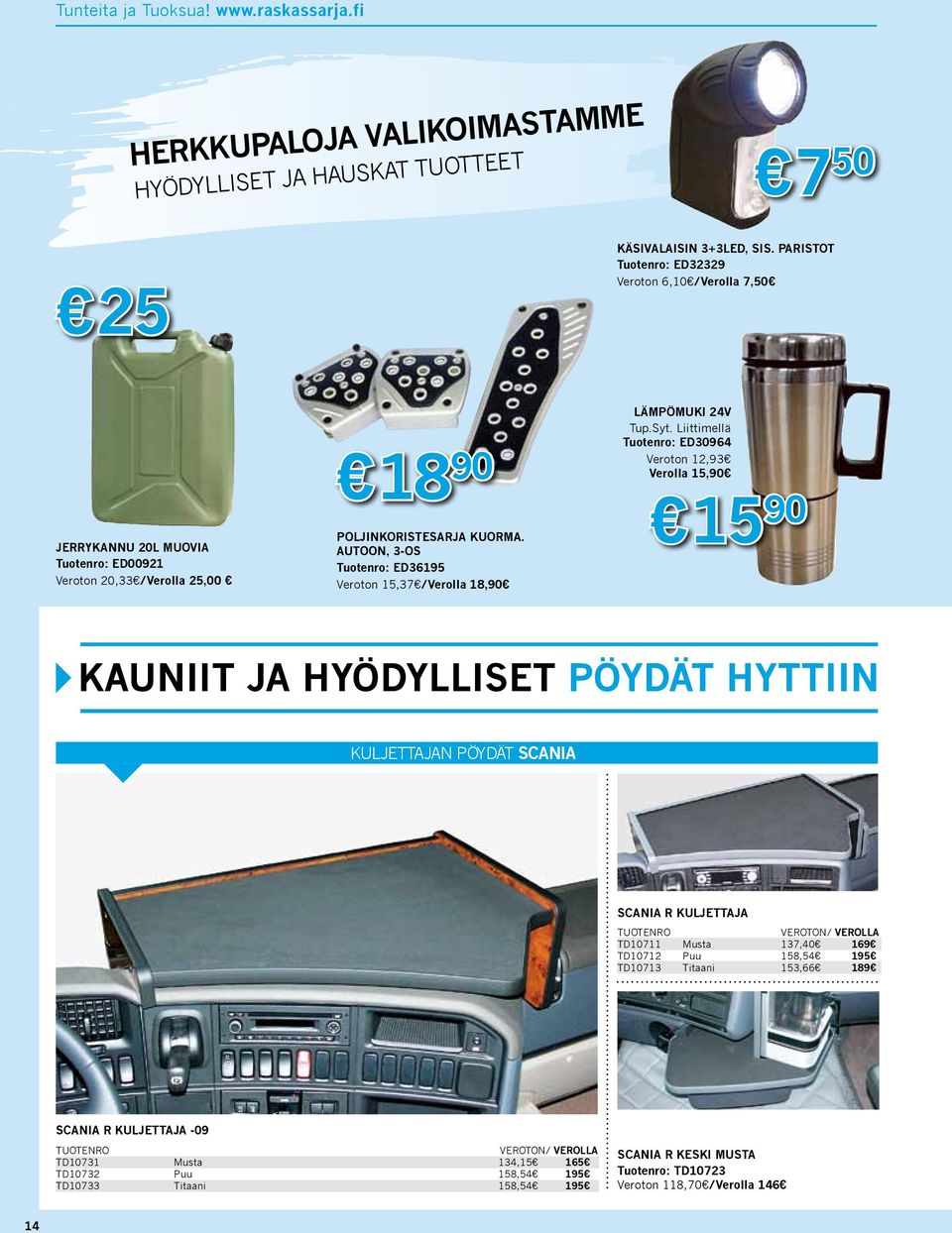 AUTOON, 3-OS Tuotenro: ED36195 Veroton 15,37 /Verolla 18,90 LÄMPÖMUKI 24V Tup.Syt.