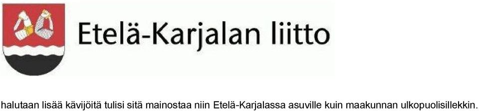 EteläKarjalassa asuville