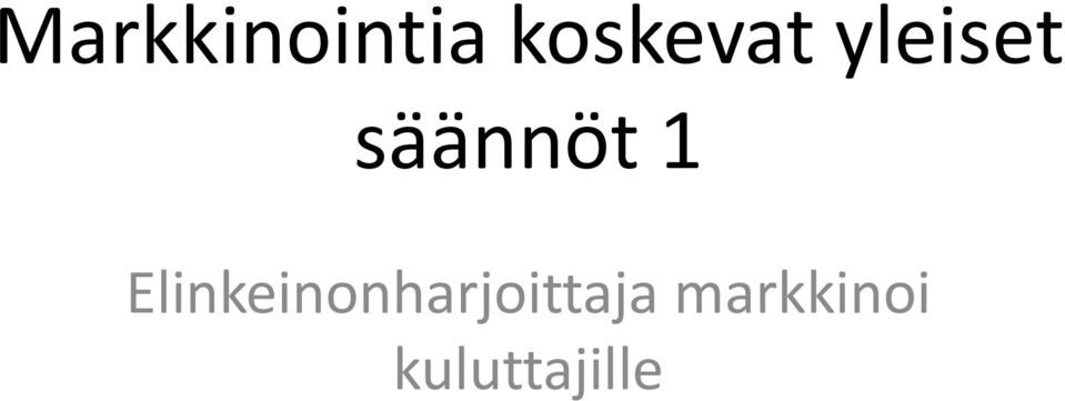 säännöt 1