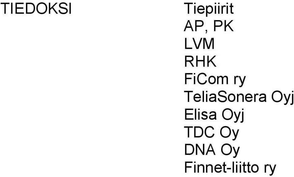 TeliaSonera Oyj Elisa