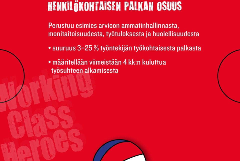 huolellisuudesta suuruus 3 25 % työntekijän työkohtaisesta