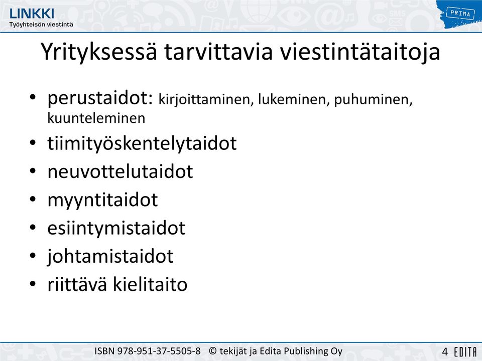 tiimityöskentelytaidot neuvottelutaidot myyntitaidot