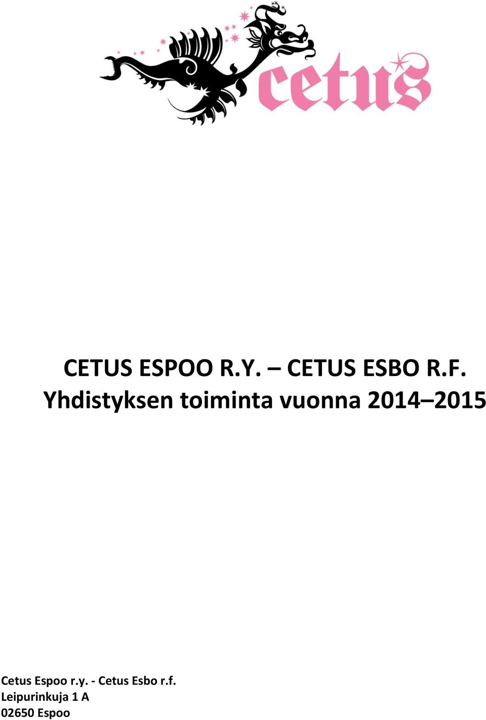 2015 Cetus Espoo r.y.