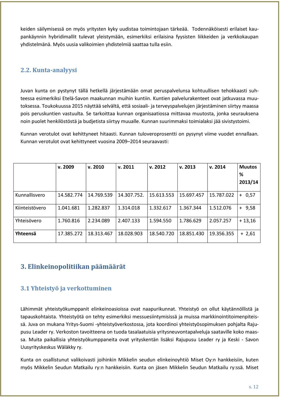 Myös uusia valikoimien yhdistelmiä saattaa tulla esiin. 2.