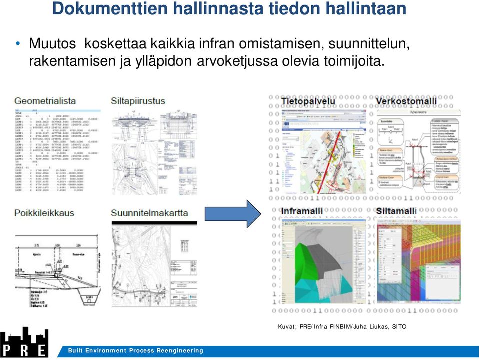 suunnittelun, rakentamisen ja ylläpidon