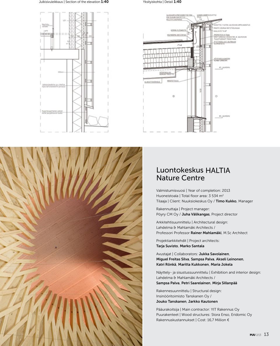 Architects / Professori Professor Rainer Mahlamäki, M.