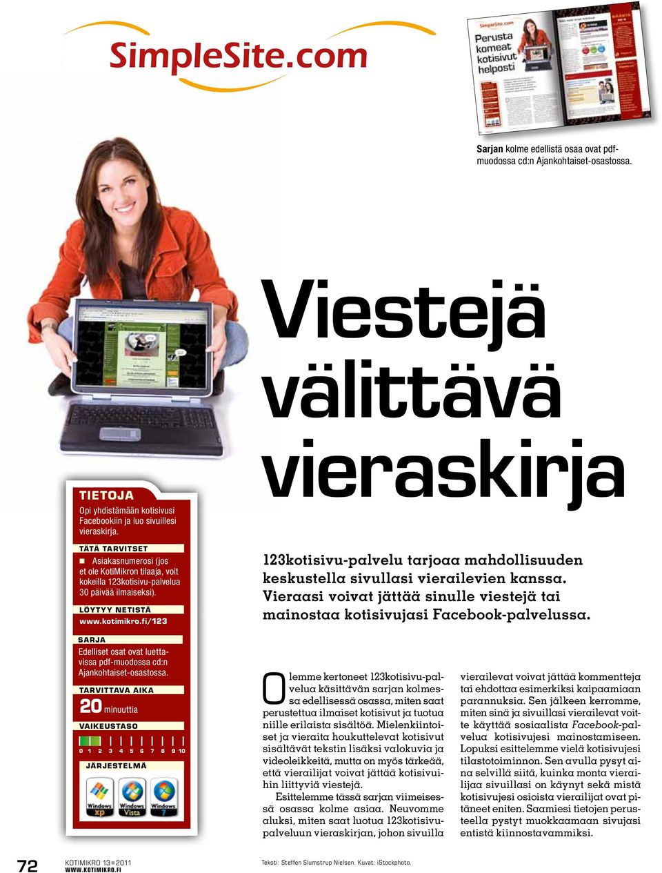 löytyy netistä / Viestejä välittävä vieraskirja kotisivu-palvelu tarjoaa mahdollisuuden keskustella sivullasi vierailevien kanssa.