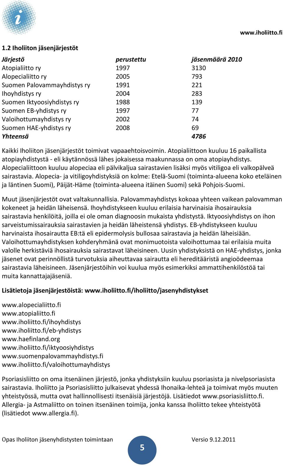 fi Kaikki Iholiiton jäsenjärjestöt toimivat vapaaehtoisvoimin. Atopialiittoon kuuluu 16 paikallista atopiayhdistystä - eli käytännössä lähes jokaisessa maakunnassa on oma atopiayhdistys.