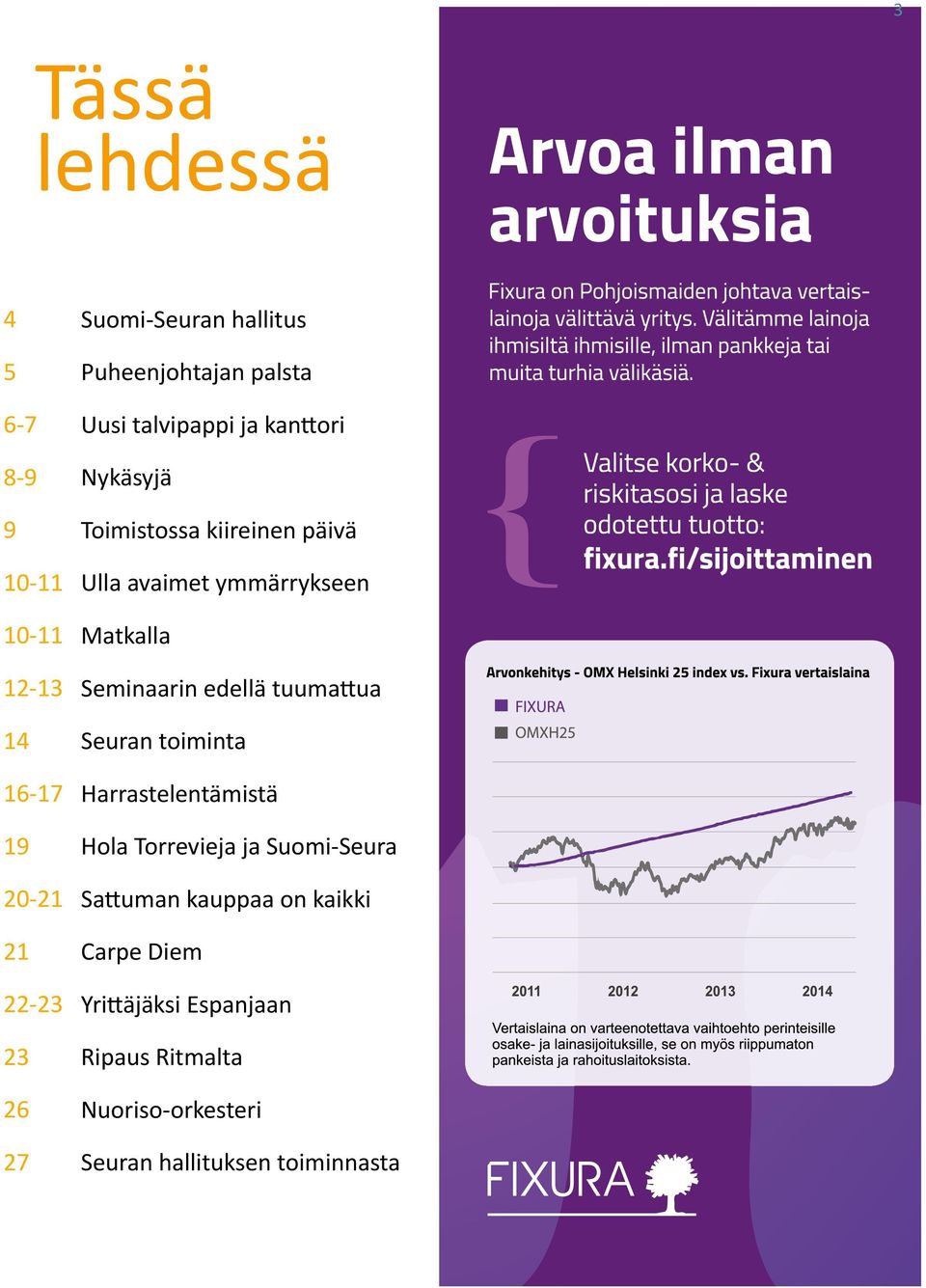 ymmärrykseen Matkalla Seminaarin edellä tuumattua Seuran toiminta Harrastelentämistä Hola Torrevieja ja