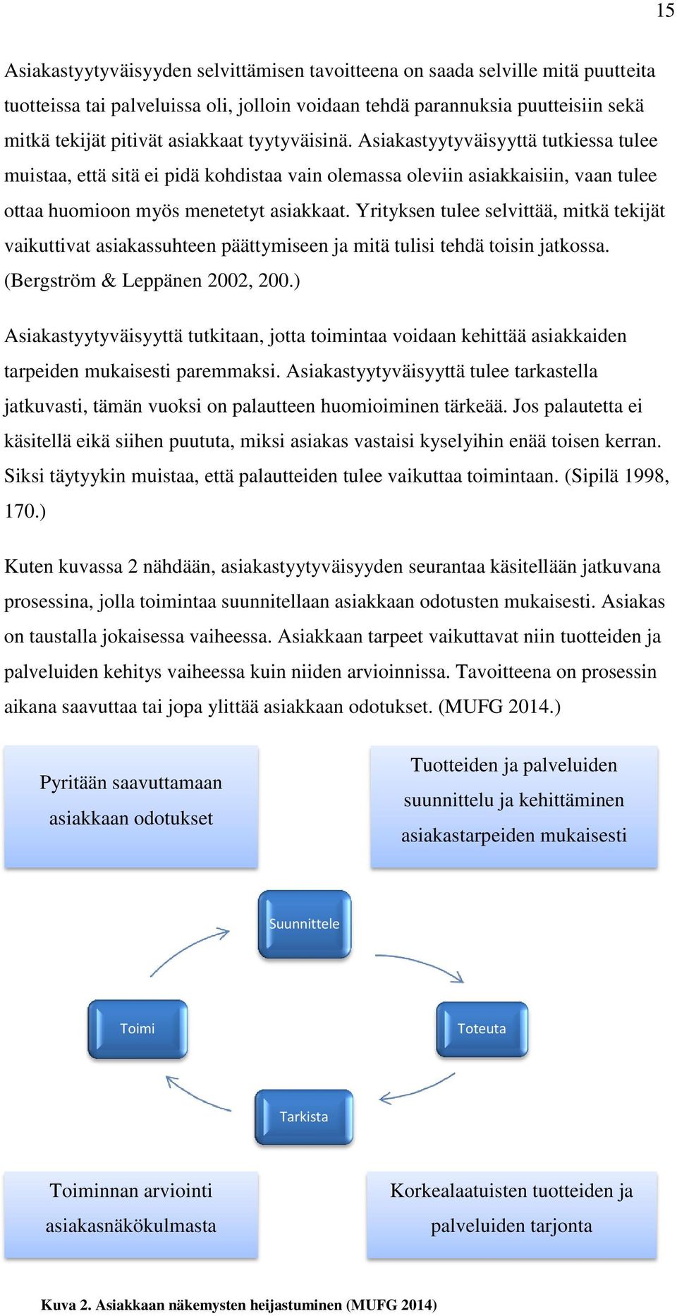 Yrityksen tulee selvittää, mitkä tekijät vaikuttivat asiakassuhteen päättymiseen ja mitä tulisi tehdä toisin jatkossa. (Bergström & Leppänen 2002, 200.