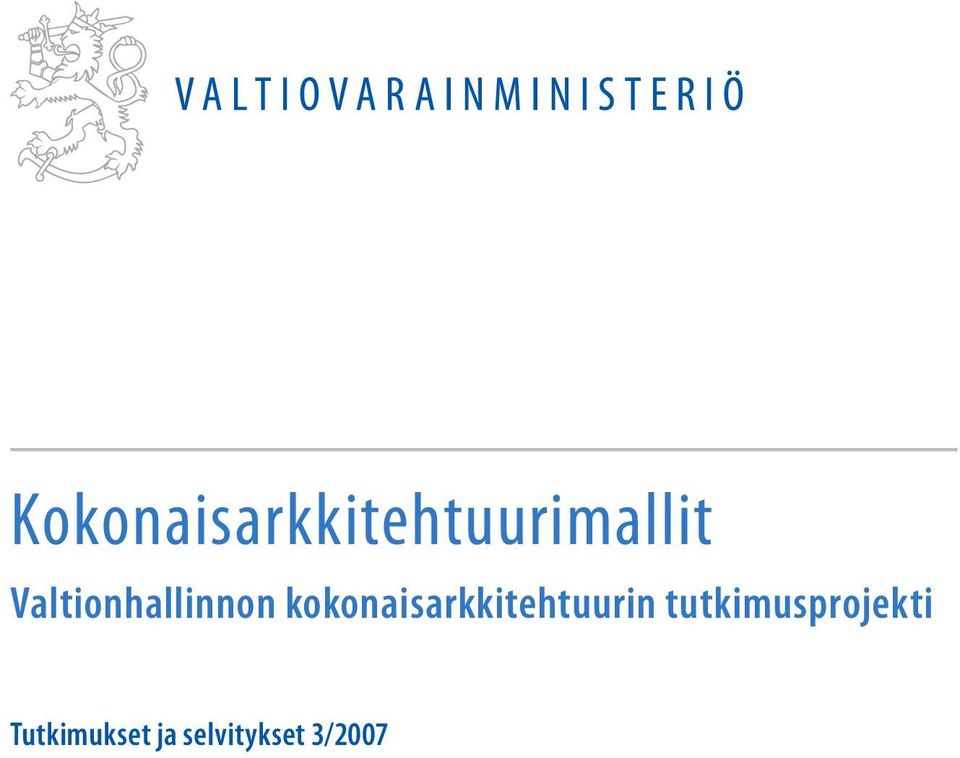 kokonaisarkkitehtuurin