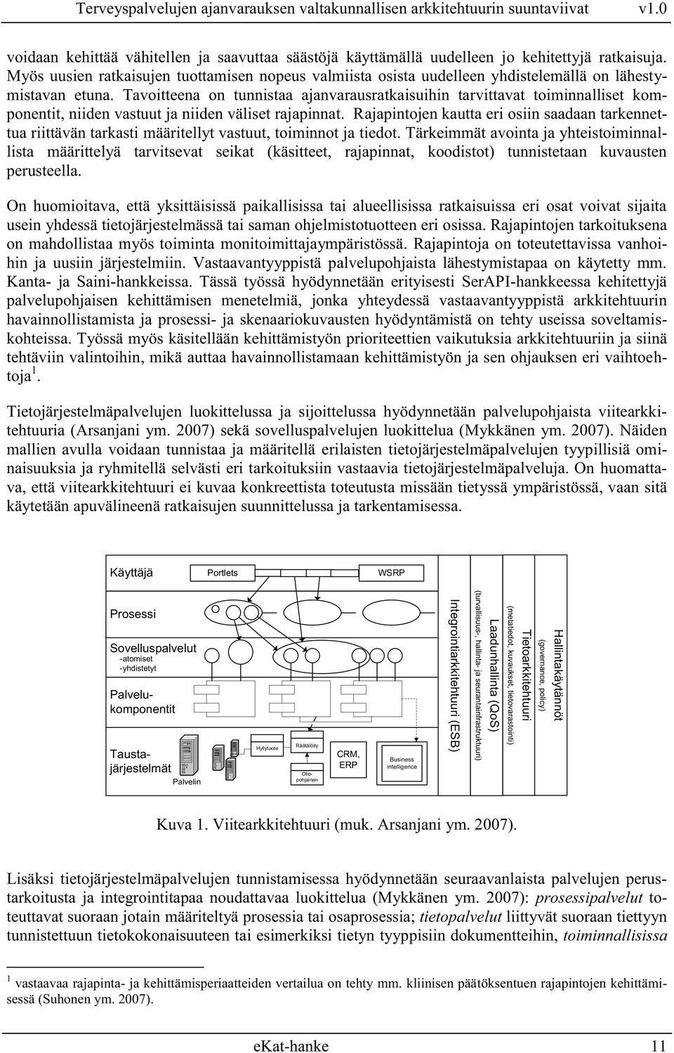 Tavoitteena on tunnistaa ajanvarausratkaisuihin tarvittavat toiminnalliset komponentit, niiden vastuut ja niiden väliset rajapinnat.