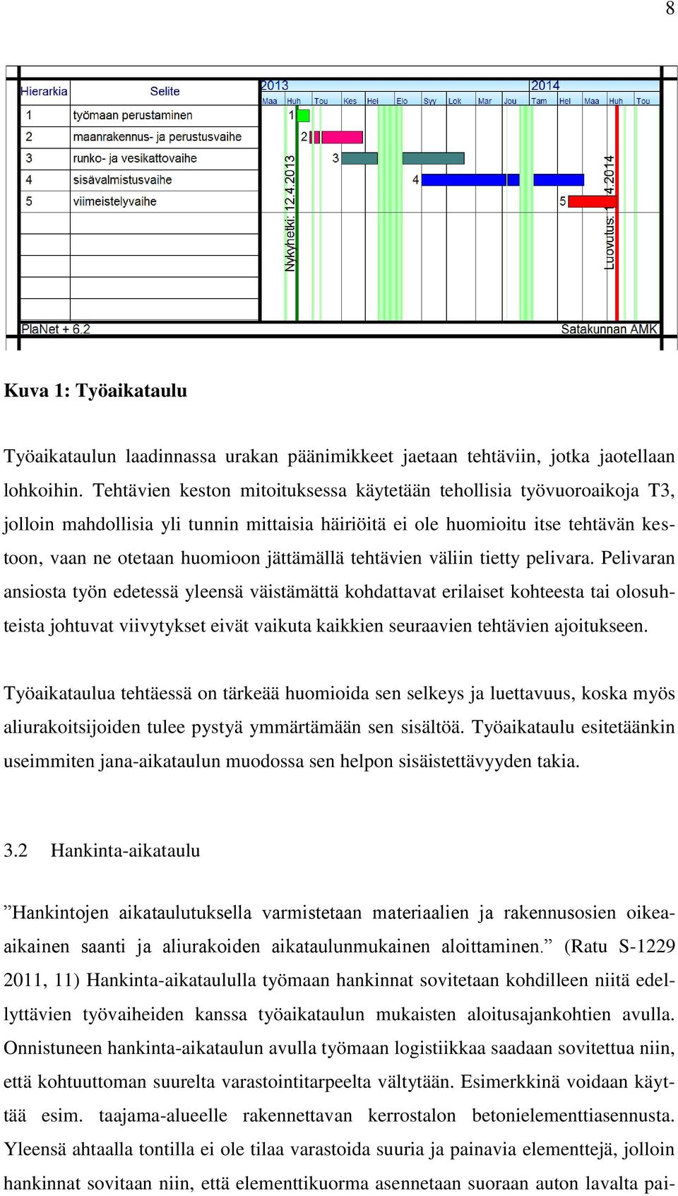 tehtävien väliin tietty pelivara.