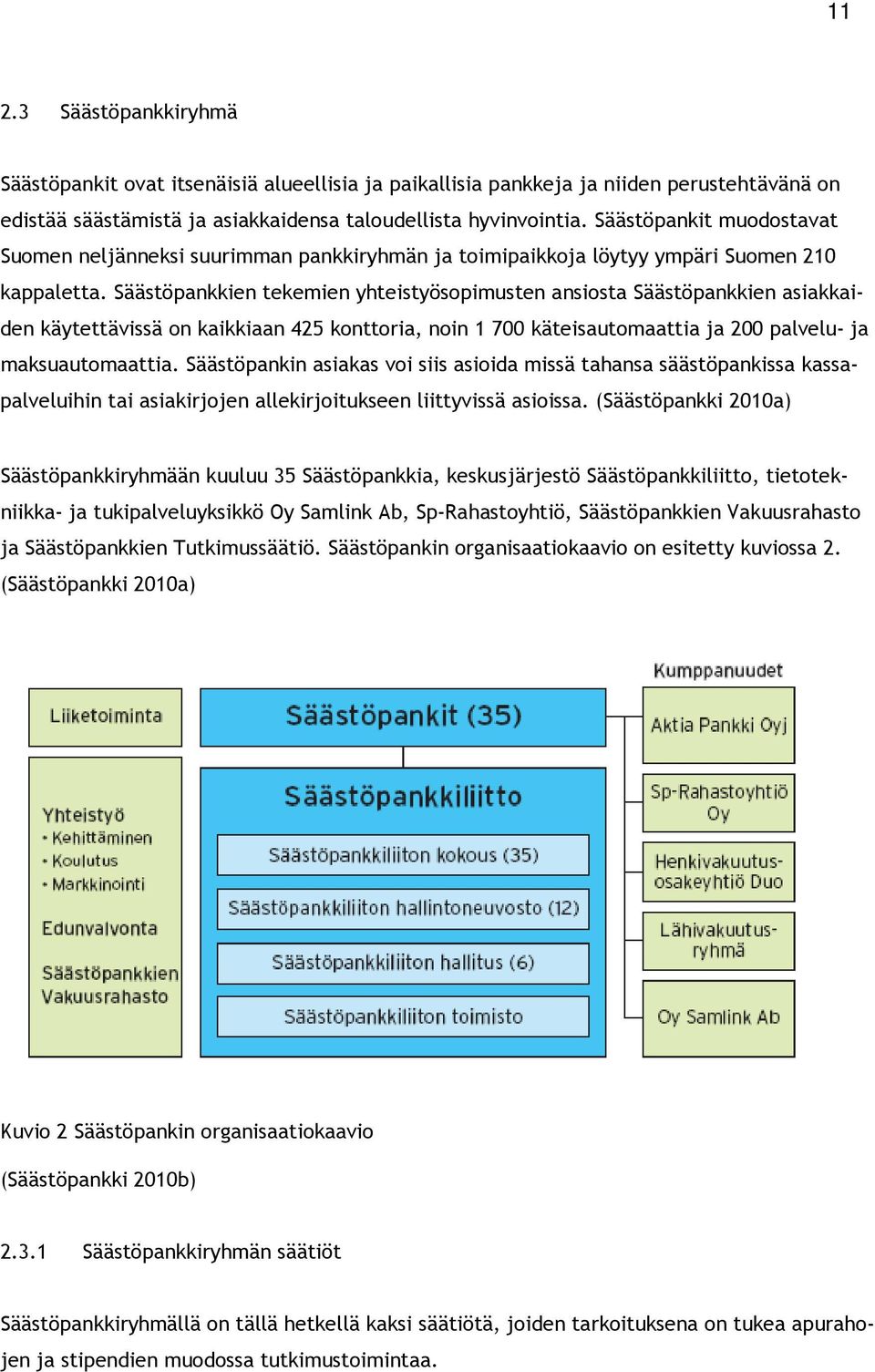 Säästöpankkien tekemien yhteistyösopimusten ansiosta Säästöpankkien asiakkaiden käytettävissä on kaikkiaan 425 konttoria, noin 1 700 käteisautomaattia ja 200 palvelu- ja maksuautomaattia.