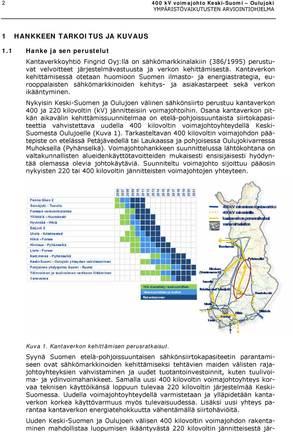 Kantaverkon kehittämisessä otetaan huomioon Suomen ilmasto- ja energiastrategia, eurooppalaisten sähkömarkkinoiden kehitys- ja asiakastarpeet sekä verkon ikääntyminen.