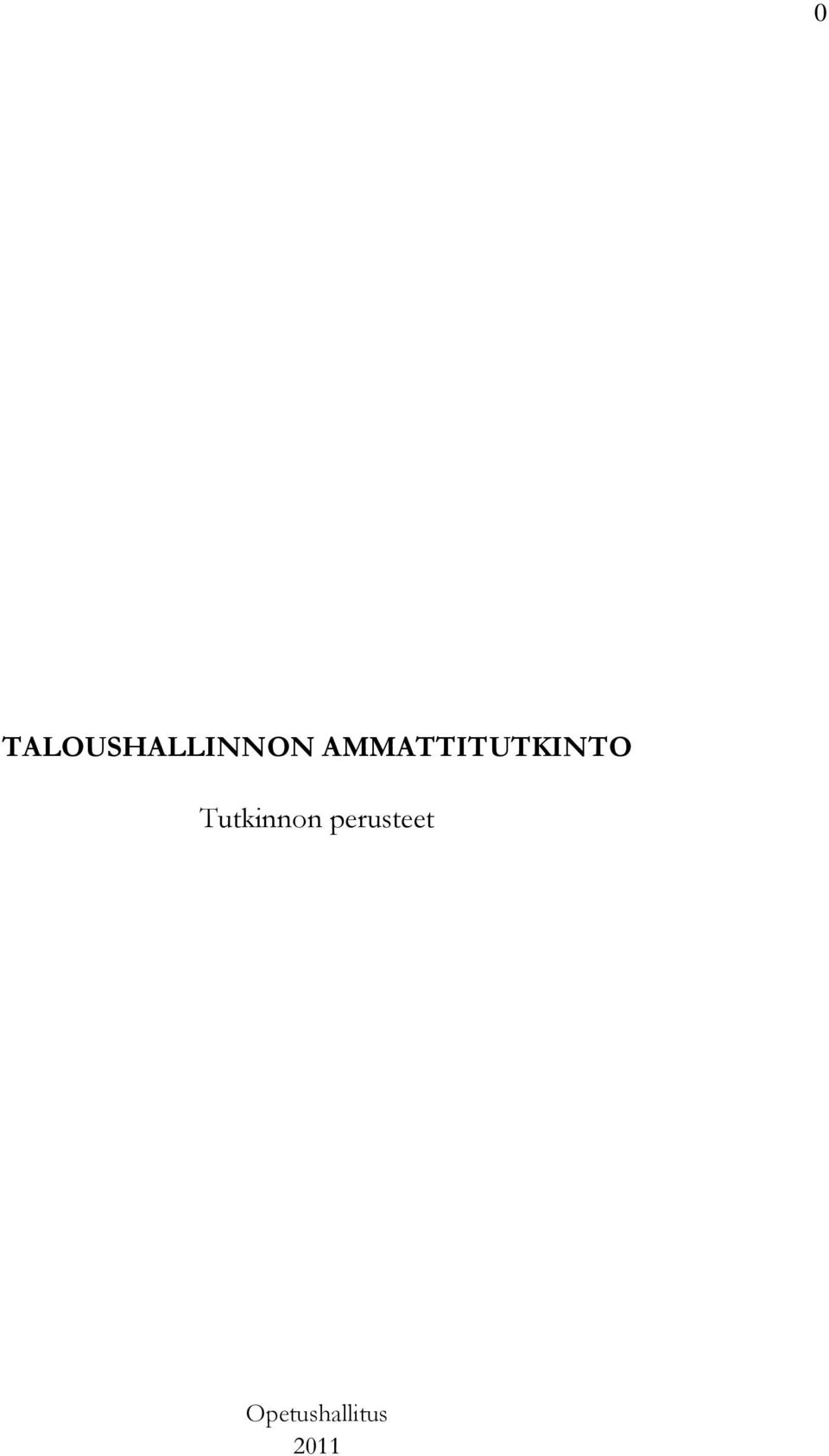 Tutkinnon