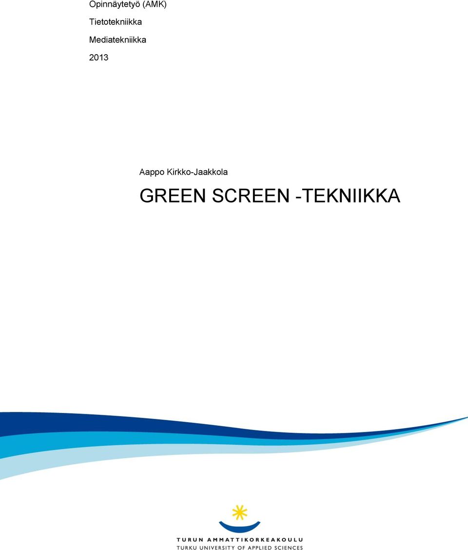 Mediatekniikka 2013