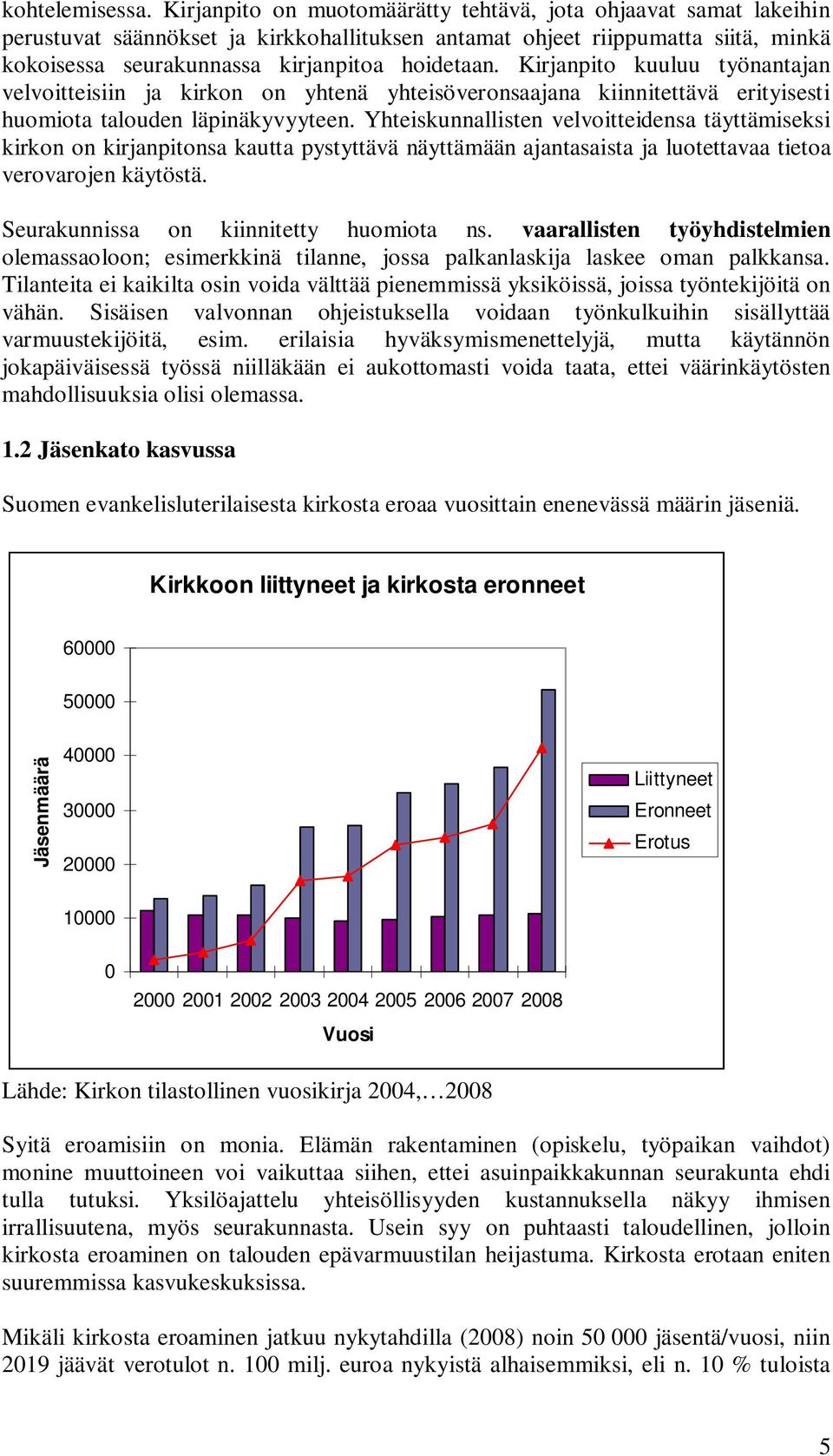 Kirjanpito kuuluu työnantajan velvoitteisiin ja kirkon on yhtenä yhteisöveronsaajana kiinnitettävä erityisesti huomiota talouden läpinäkyvyyteen.