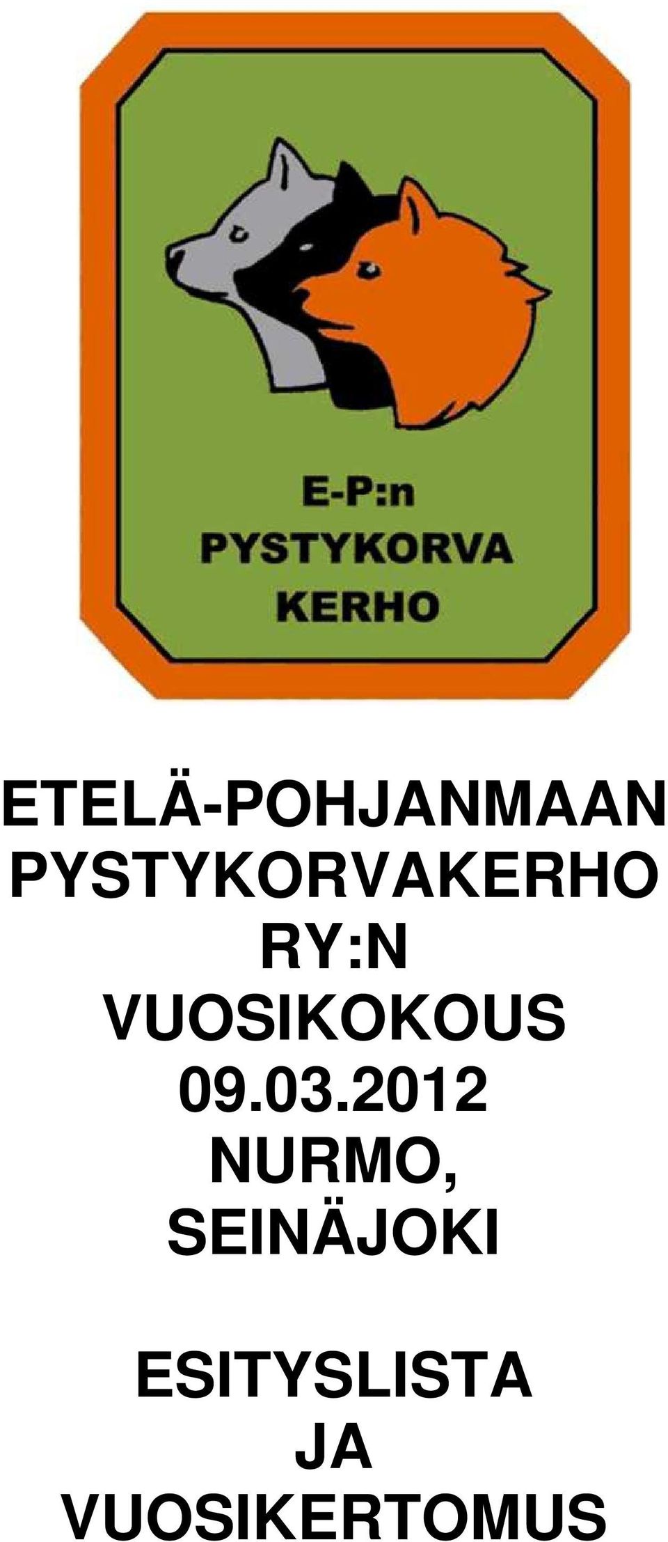 VUOSIKOKOUS 09.03.