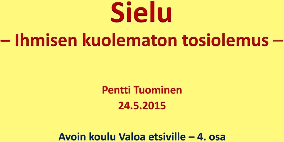 Pentti Tuominen 24.5.