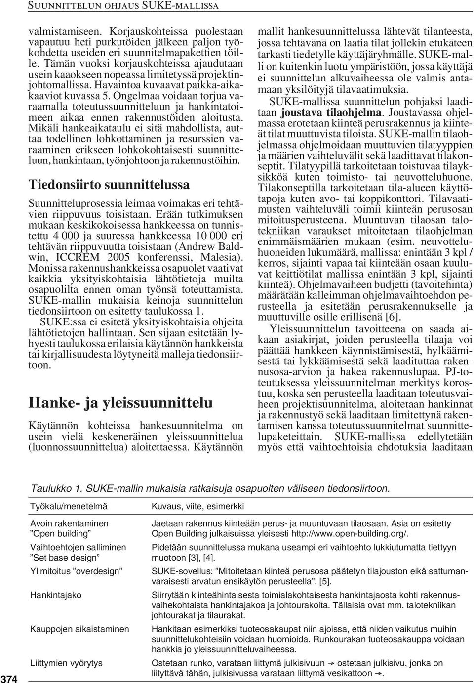 Ongelmaa voidaan torjua varaamalla toteutussuunnitteluun ja hankintatoimeen aikaa ennen rakennustöiden aloitusta.
