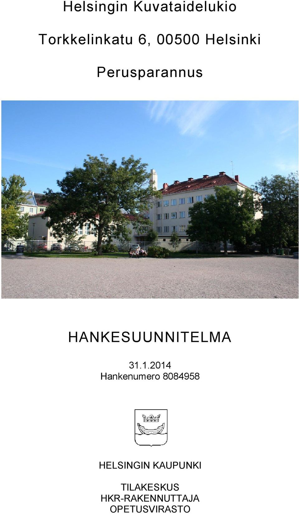 HANKESUUNNITELMA 31.