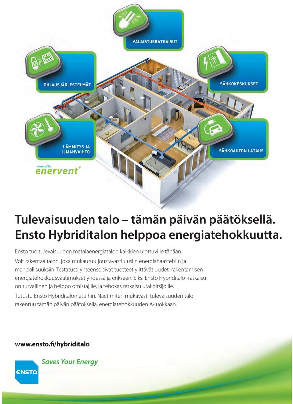 Voit rakentaa talon, joka mukautuu joustavasti uusiin energiahaasteisiin ja mahdollisuuksiin.