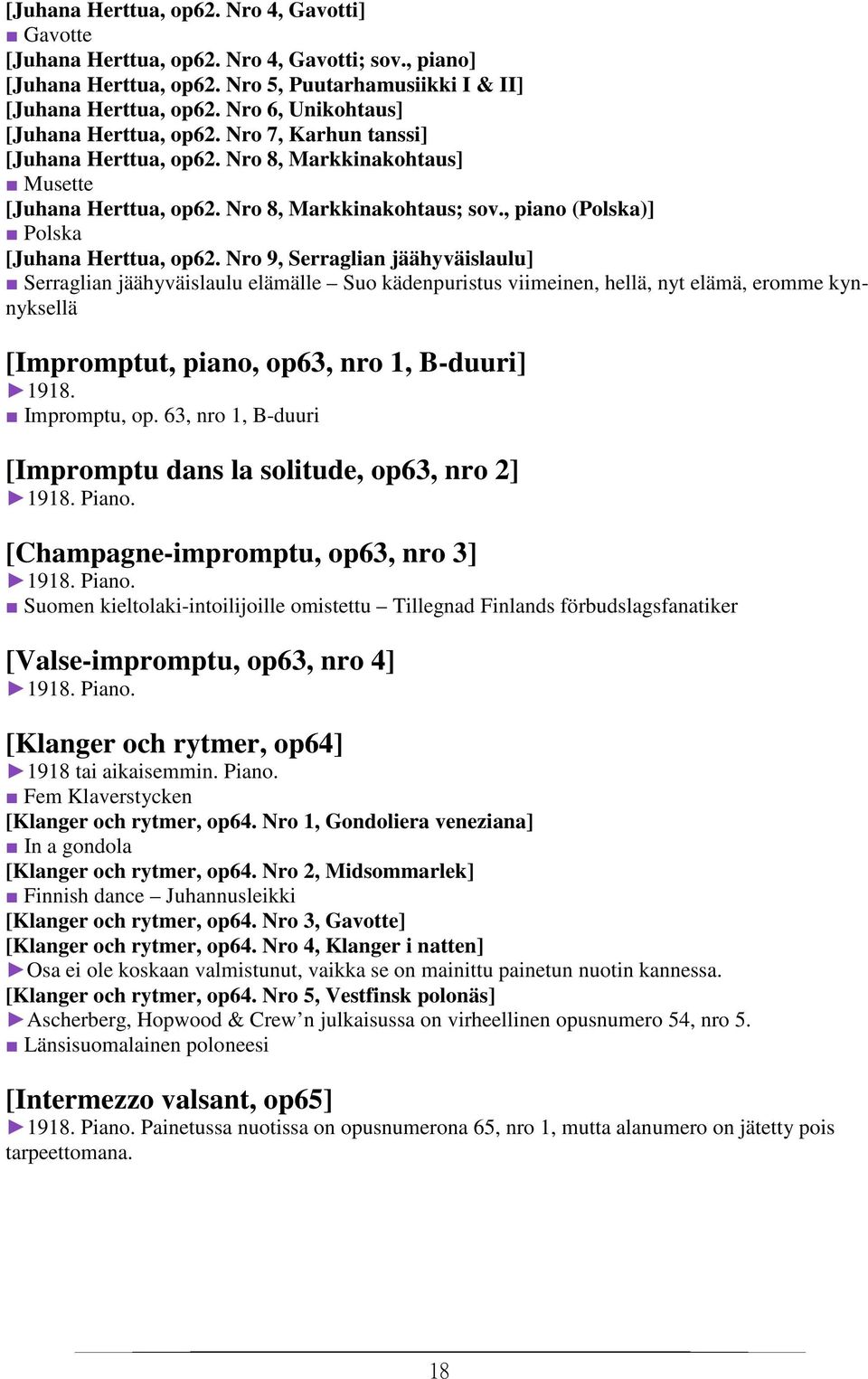 , piano (Polska)] Polska [Juhana Herttua, op62.