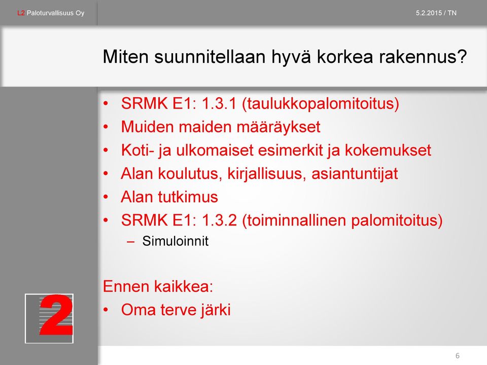 esimerkit ja kokemukset Alan koulutus, kirjallisuus, asiantuntijat Alan