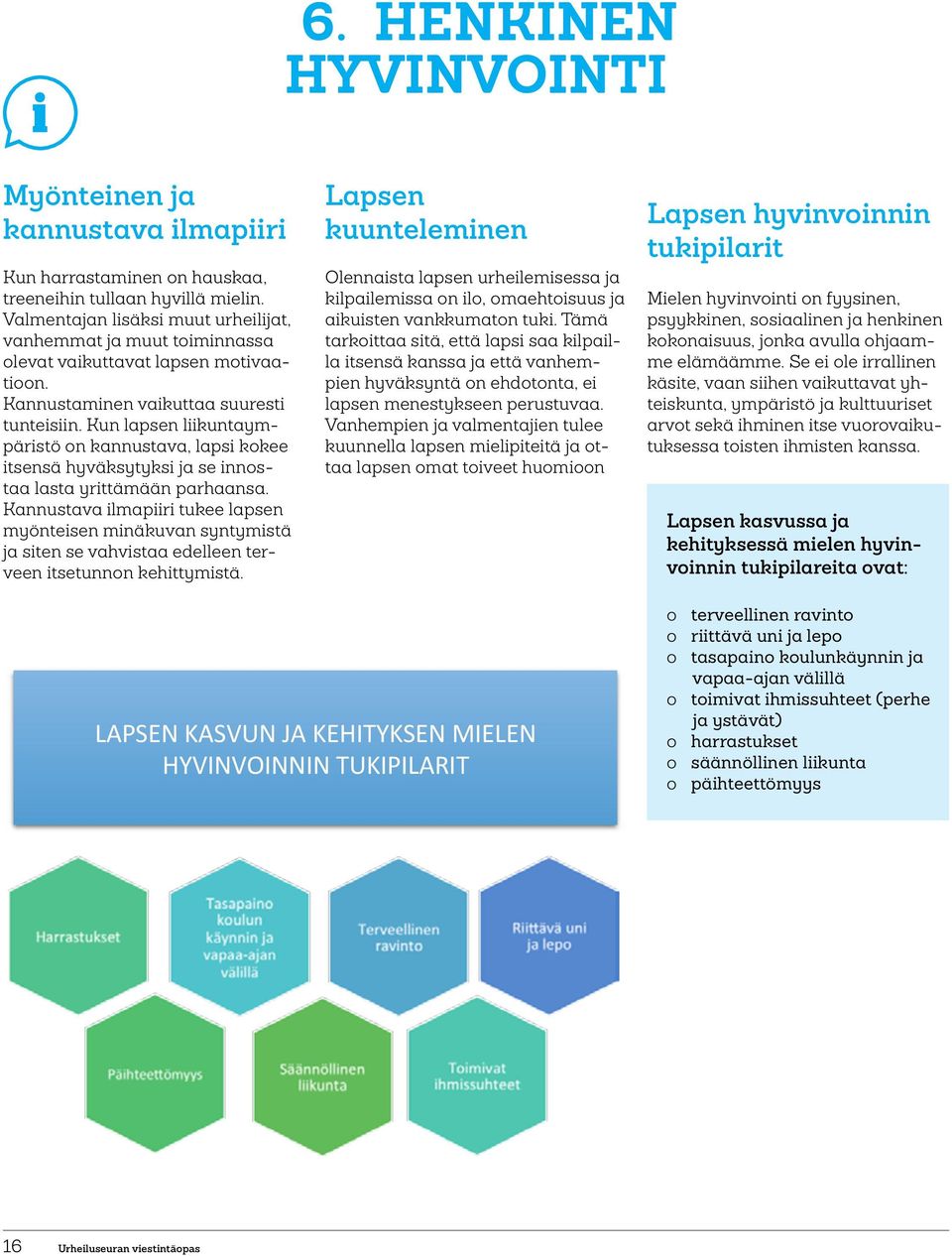 Kun lapsen liikuntaympäristö on kannustava, lapsi kokee itsensä hyväksytyksi ja se innostaa lasta yrittämään parhaansa.