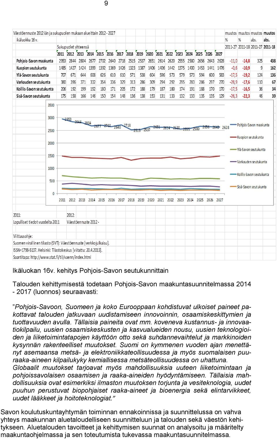 ulkoiset paineet pakottavat talouden jatkuvaan uudistamiseen innovoinnin, osaamiskeskittymien ja tuottavuuden avulla. Tällaisia paineita ovat mm.