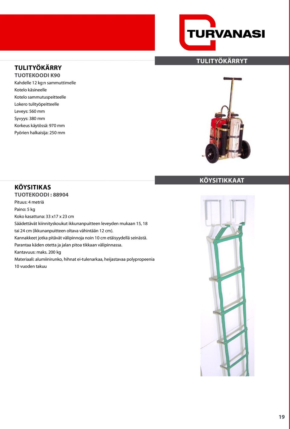 kasattuna kiinnityskoukut 33 ikkunanpuitteen x17 x 23 cmleveyden mukaan 15, 18 tai säädettävät 24 cm (ikkunanpuitteen kiinnityskoukut oltava vähintään ikkunanpuitteen 12 cm).