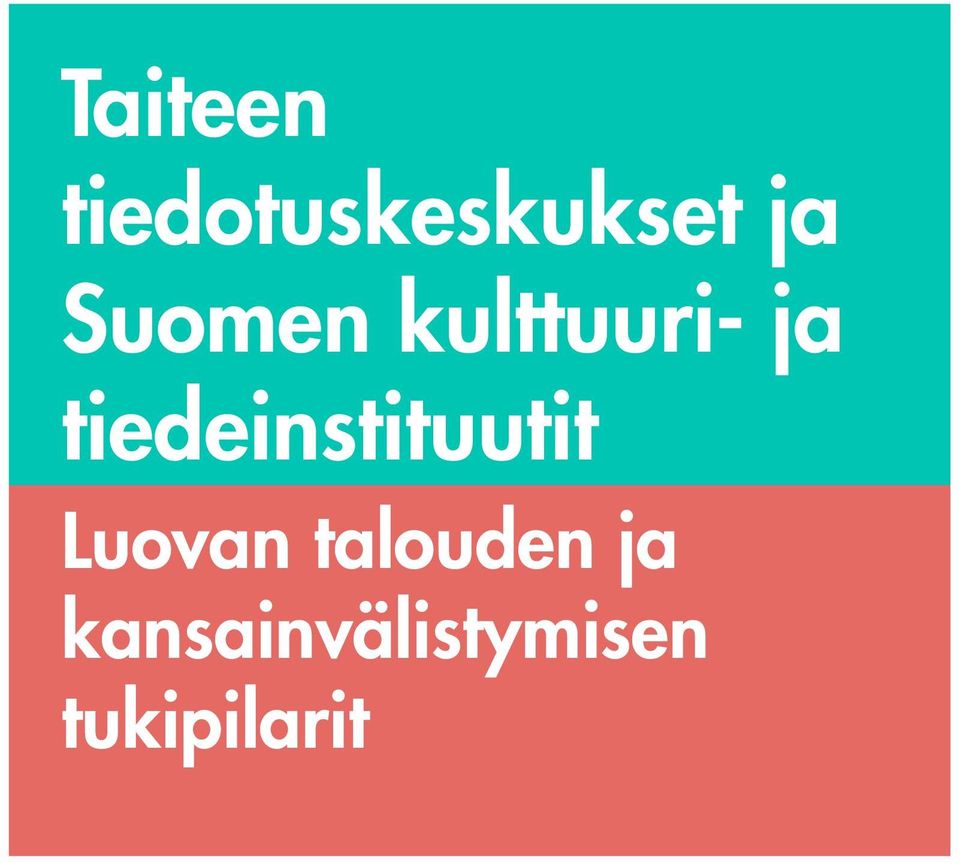 tiedeinstituutit Luovan