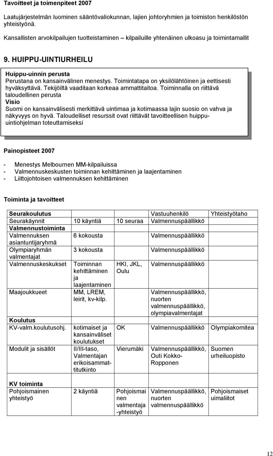 Toimintatapa on yksilölähtöinen ja eettisesti hyväksyttävä. Tekijöiltä vaaditaan korkeaa ammattitaitoa.